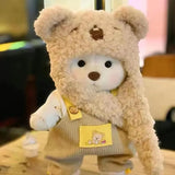 Toylly - Handmade Bear Plush Toy with Dress (30cm)