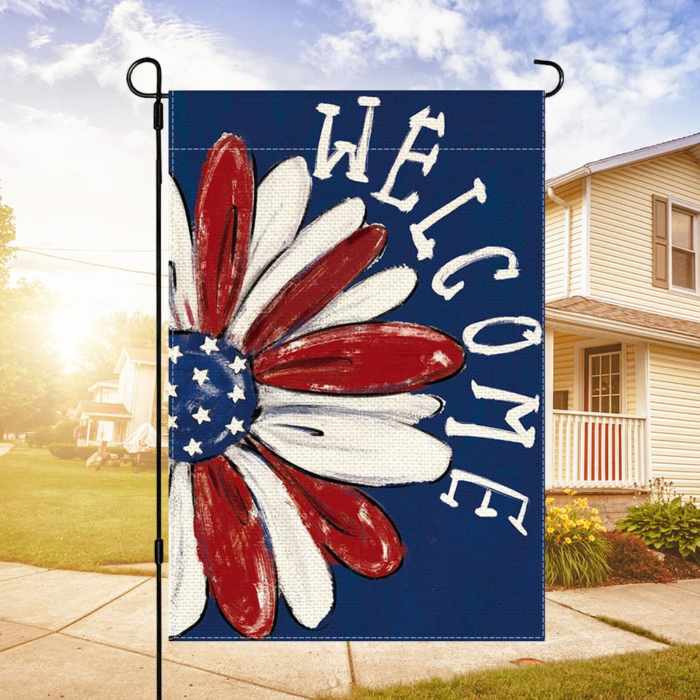 Bloomy - Independence Garden Flag