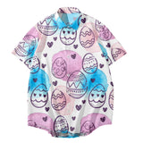 Superfica - Happy Easter 3D Rabbit Print Shirt for Men