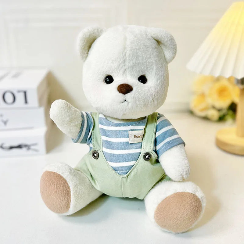 Toylly - Handmade Bear Plush Toy with Dress (30cm)