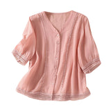 LaceLoom - Vintage Embroidered Blouse