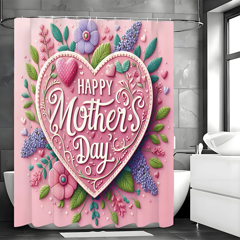 BloomEase - Floral Shower Curtain