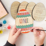 Modeggs - Personalized Wooden Easter Egg Painting Kit