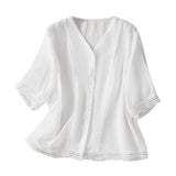 LaceLoom - Vintage Embroidered Blouse