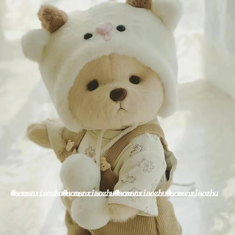 Toylly - Handmade Bear Plush Toy with Dress (30cm)