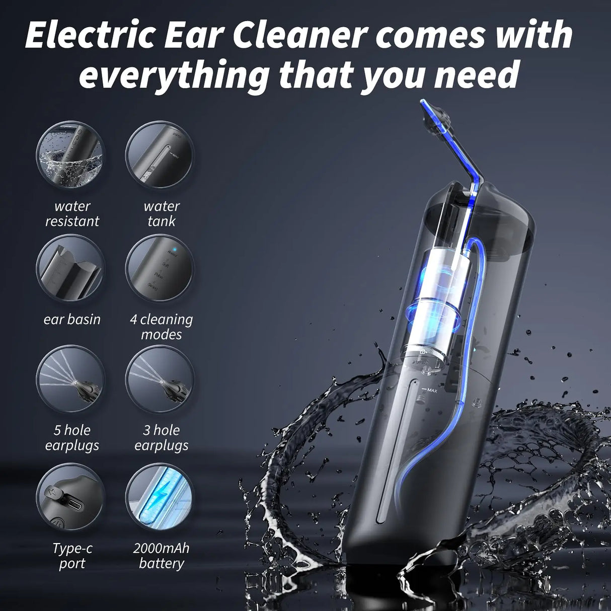 ClearHear Pro - Electric Ear Cleaning Kit