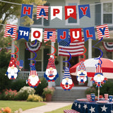PatrioticWhirl - 4th of July Gnome Decor