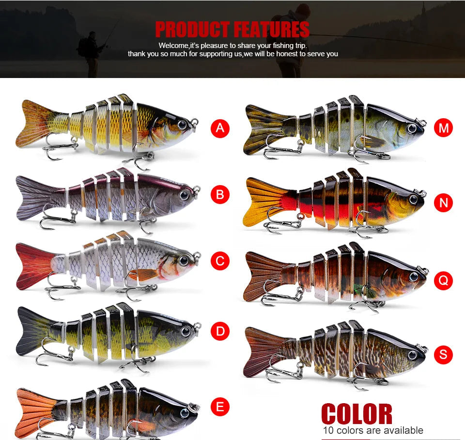 BionicStrike - Multi-Joint Fishing Lures
