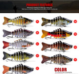 BionicStrike - Multi-Joint Fishing Lures