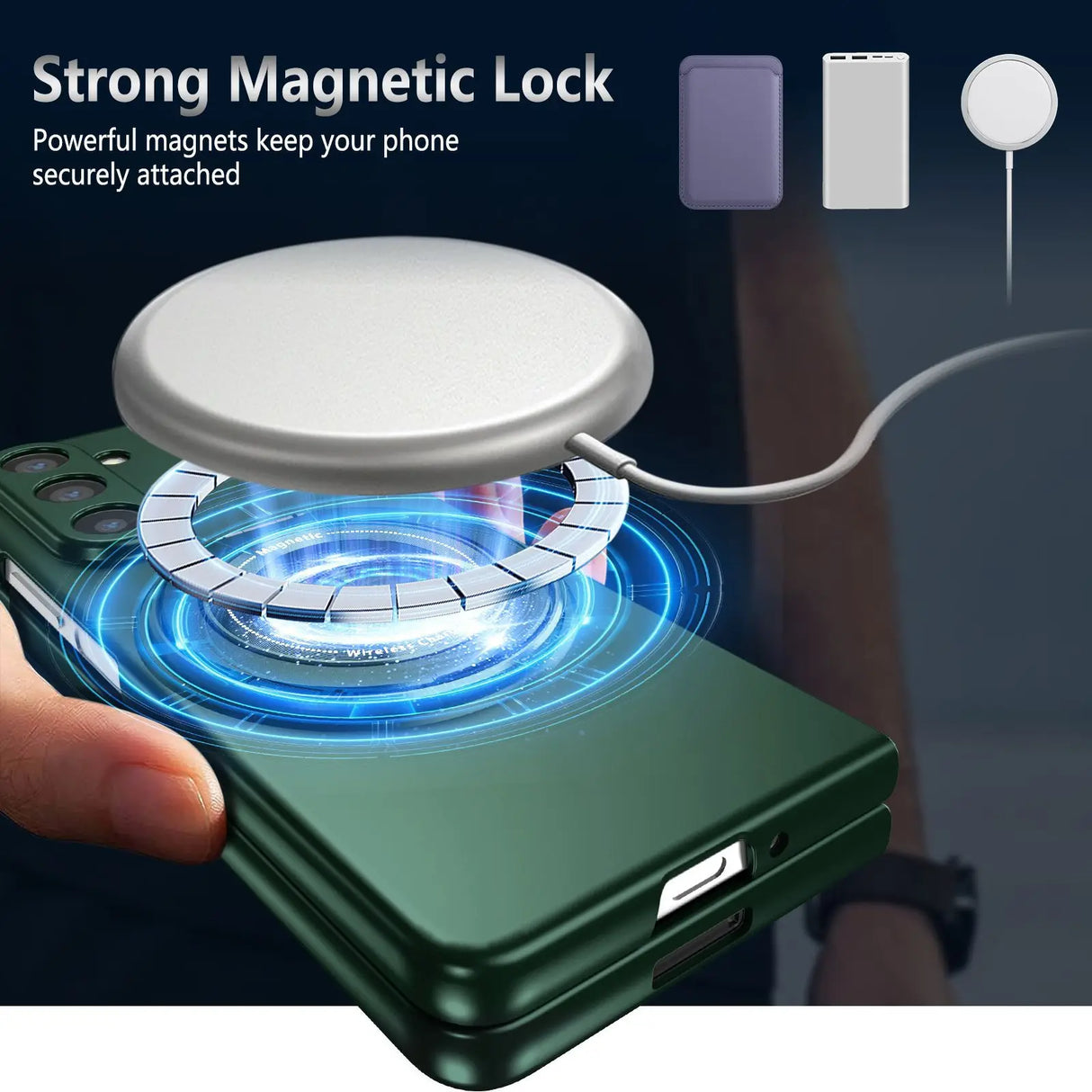 MagSafe Pro - Magnetic Charging Case with Stand