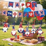 PatrioticWhirl - 4th of July Gnome Decor