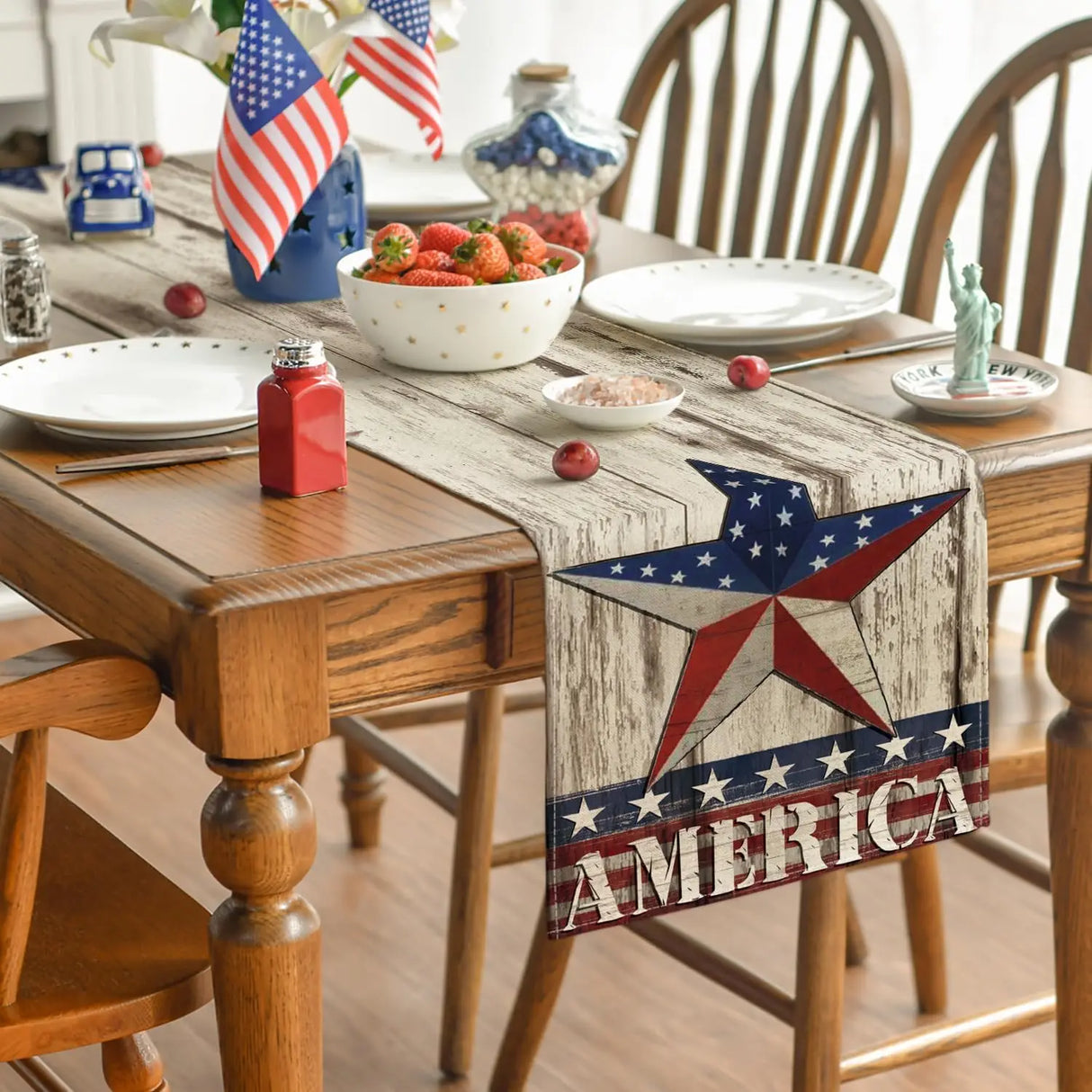 RustiGlory - Patriotic Table Runner