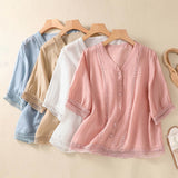 LaceLoom - Vintage Embroidered Blouse