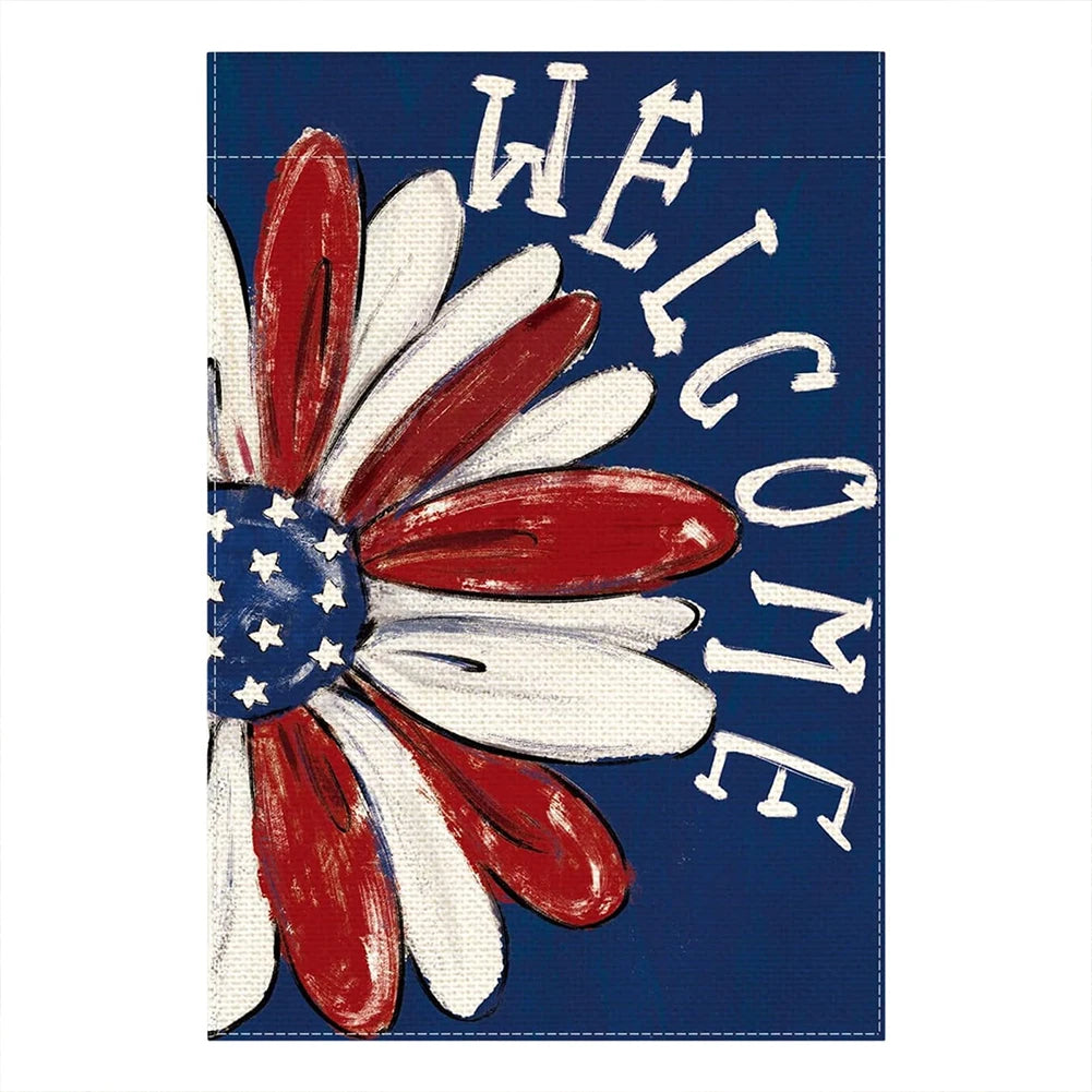 Bloomy - Independence Garden Flag