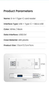 DataSwift Hub - 6-in-1 Card Reader