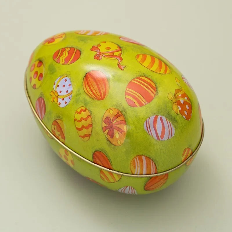 BunZilla - Colorful Easter Egg Candy Box with Rabbit and Chick