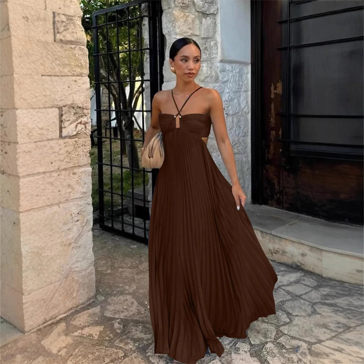 Solévia - Backless Long Dress