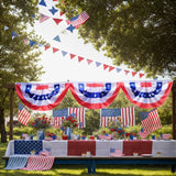 PatrioStyle - USA Pleated Fan Flag
