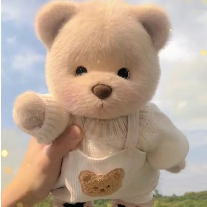 Toylly - Handmade Bear Plush Toy with Dress (30cm)