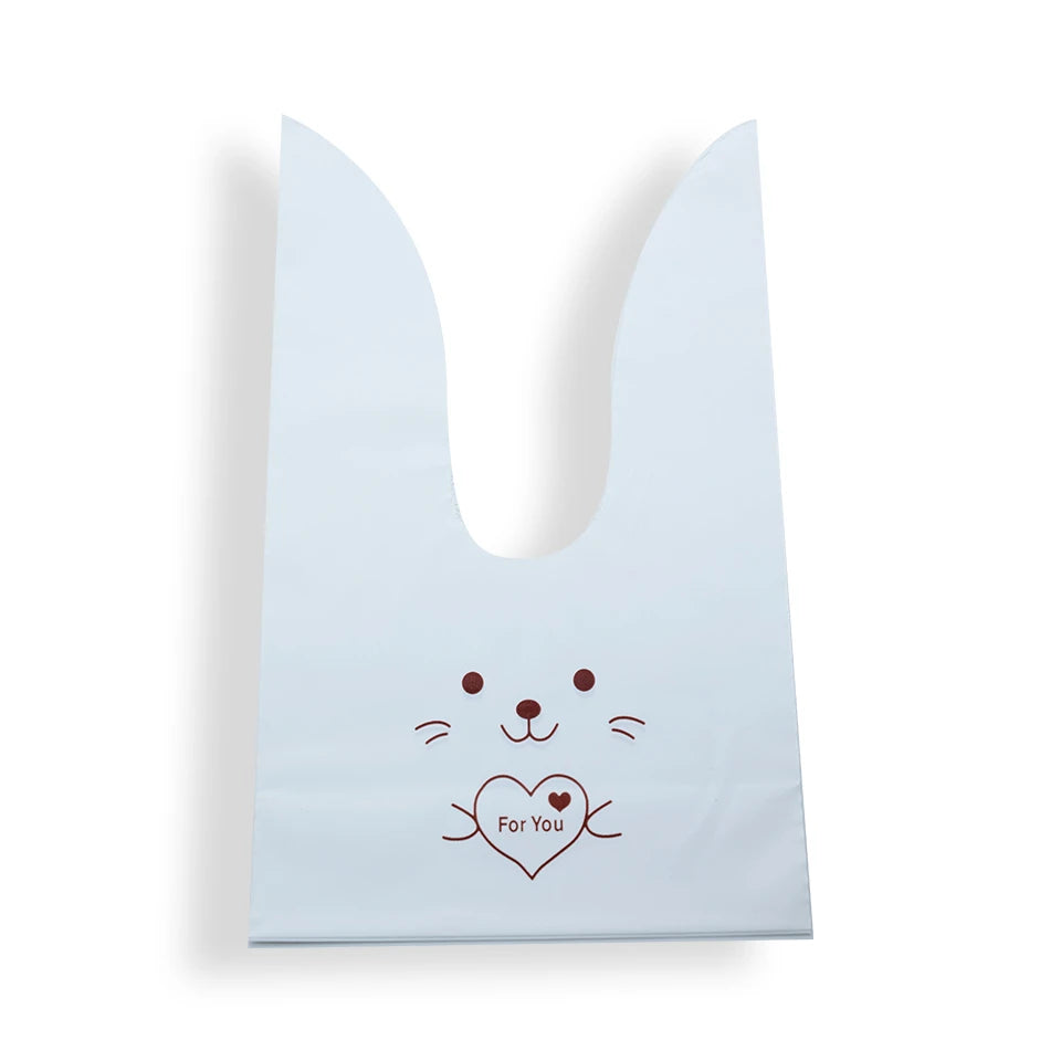 Bunnygift - Cookie Plastic Cute Rabbit Ear Bags (10/20pcs)