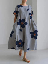 Syrahi - Floral Bohemian Dress