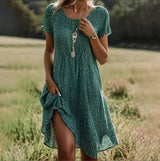 BohoChic Grace - Ethnic Midi Dress