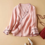 ZenMuse - Ethnic Embroidered Hanfu Top
