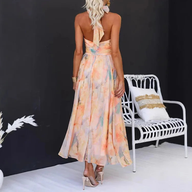 VestiLuxe - Backless Summer Dress