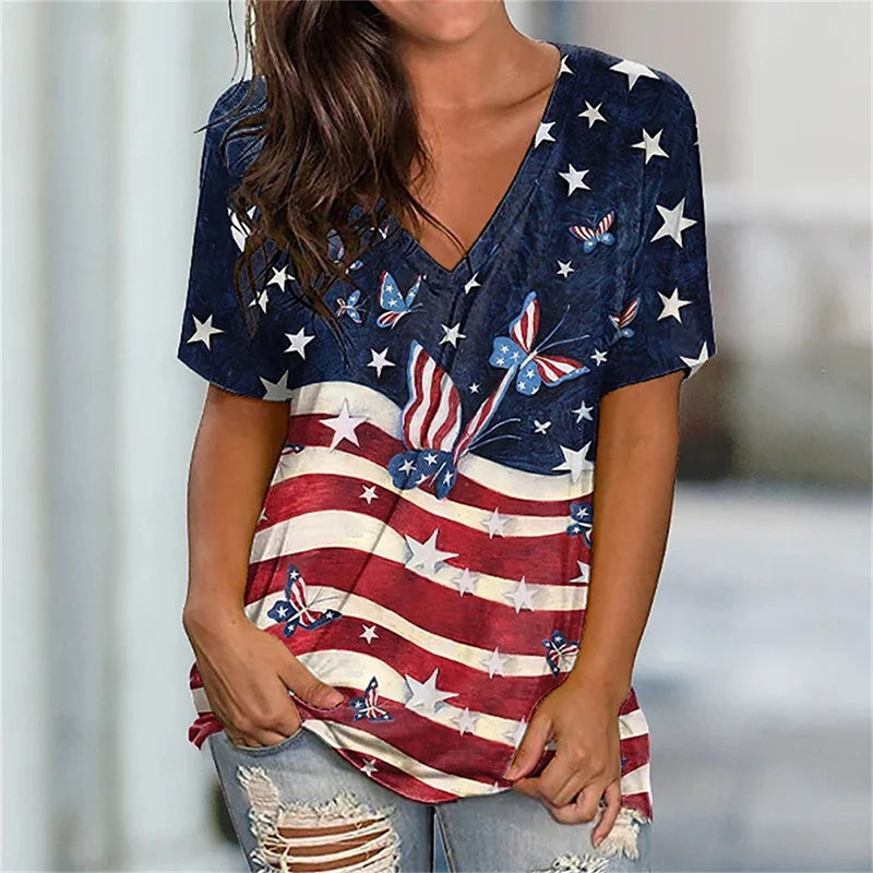 StarVibe - USA Flag Street Tee