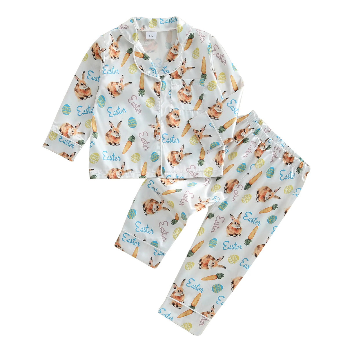 Paebaby - Kids Easter Sleepwear Outfit Pajamas Set