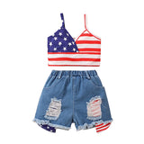 FreedomChic - USA Flag Outfit Set