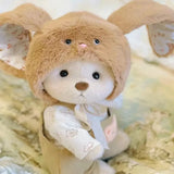 Toylly - Handmade Bear Plush Toy with Dress (30cm)