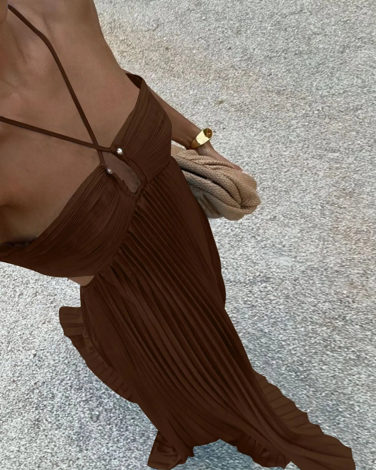 Solévia - Backless Long Dress