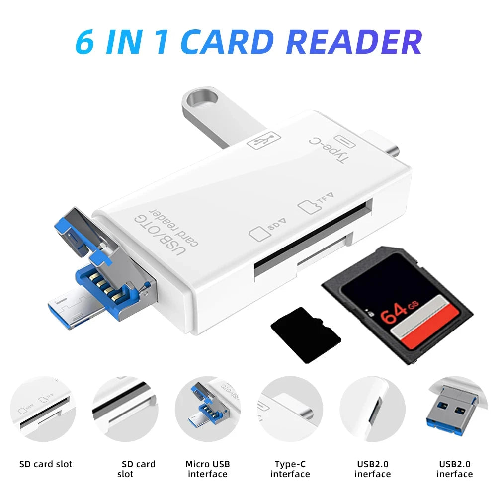 DataSwift Hub - 6-in-1 Card Reader