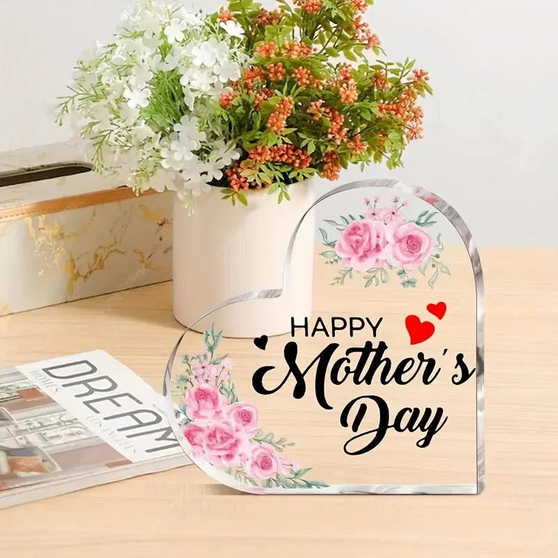 HeartGlow Keepsakes - Acrylic Heart Plaque