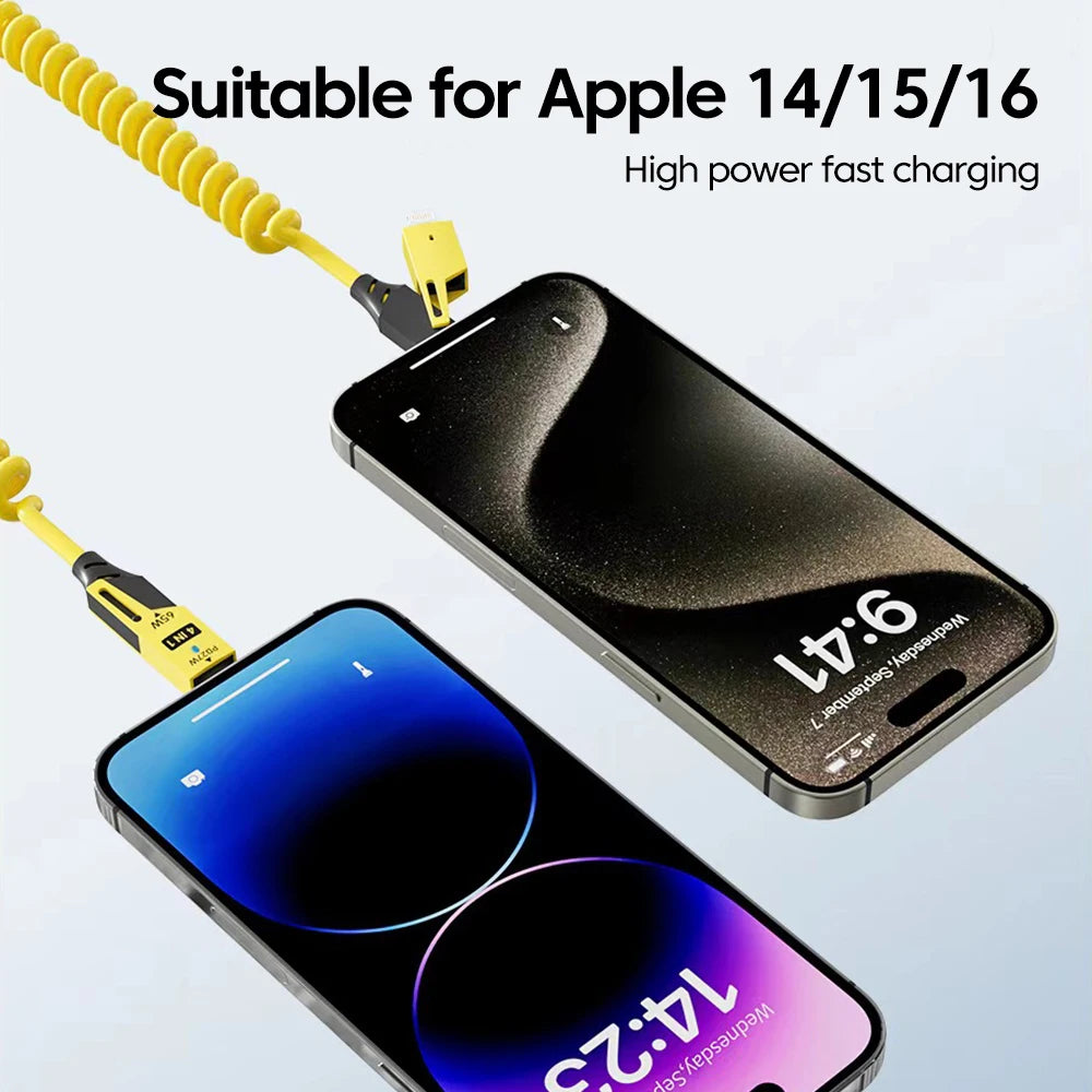 Cellibe - 4 in 1 Spring Fast Charging Cable