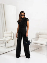 CurveLuxe Trend - Plus Size Pants Set