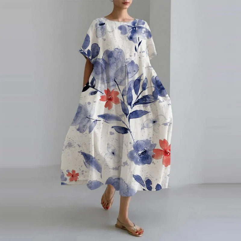 Syrahi - Floral Bohemian Dress