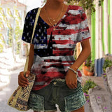 StarVibe - USA Flag Street Tee