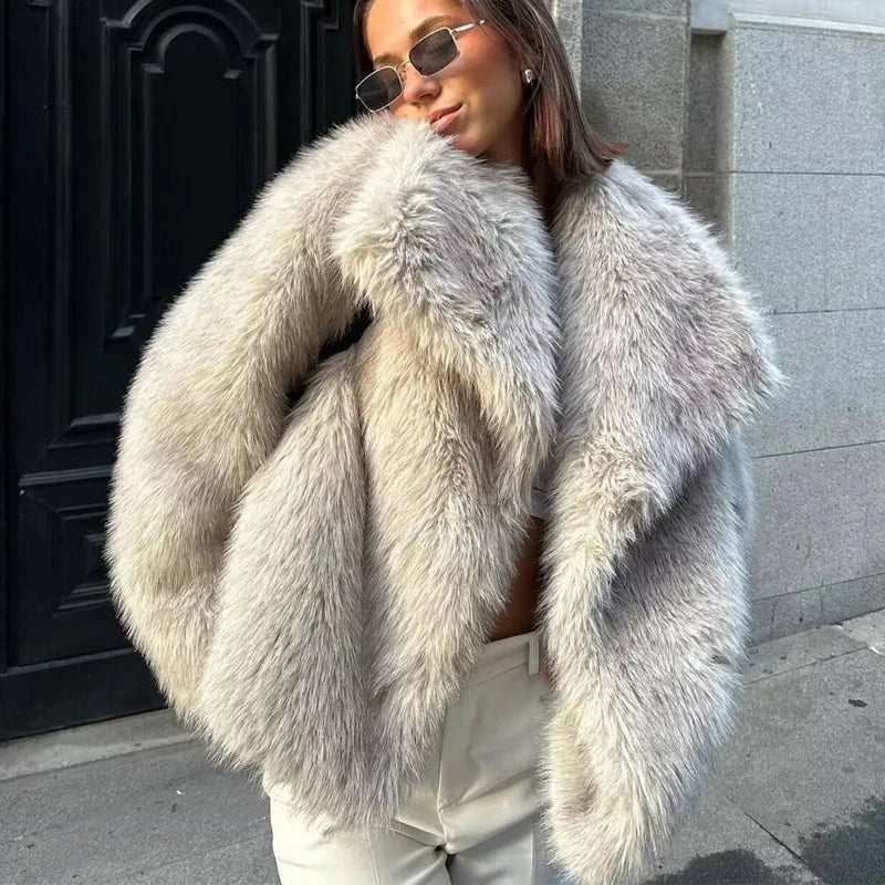 Bruna - Faux Fur Coat