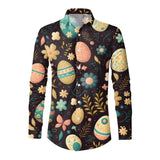 Tessera - Easter Egg 3D Printed Men's Long Sleeve Streetwear Shirt