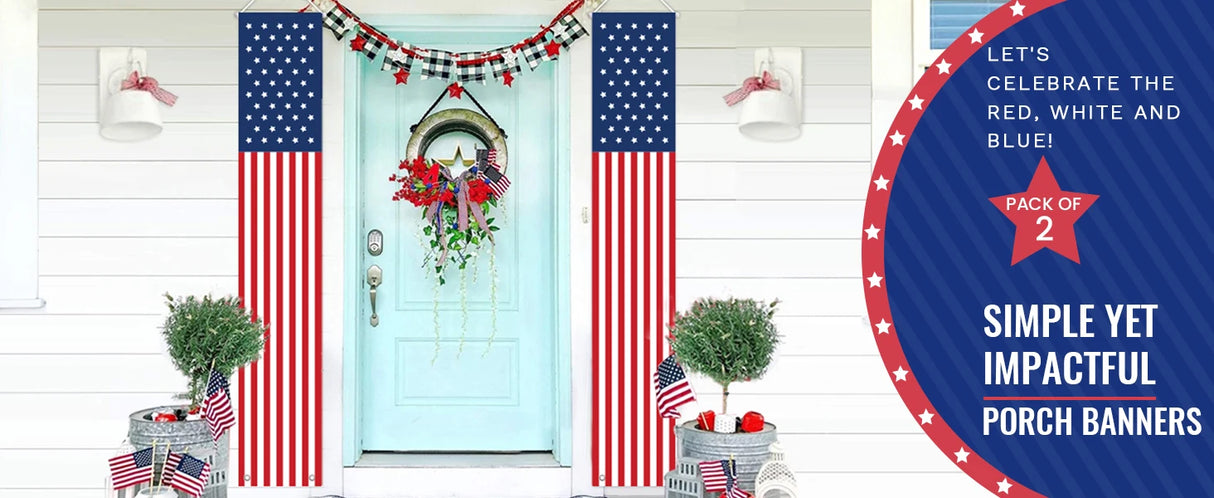 StarProud - Patriotic Porch Decor