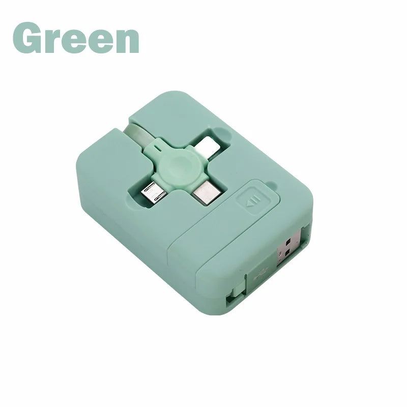FlexiCharge - 3-in-1 Retractable Cable