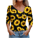 Trendiva - 3D Floral Tee