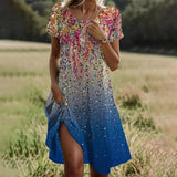 BohoChic Grace - Ethnic Midi Dress