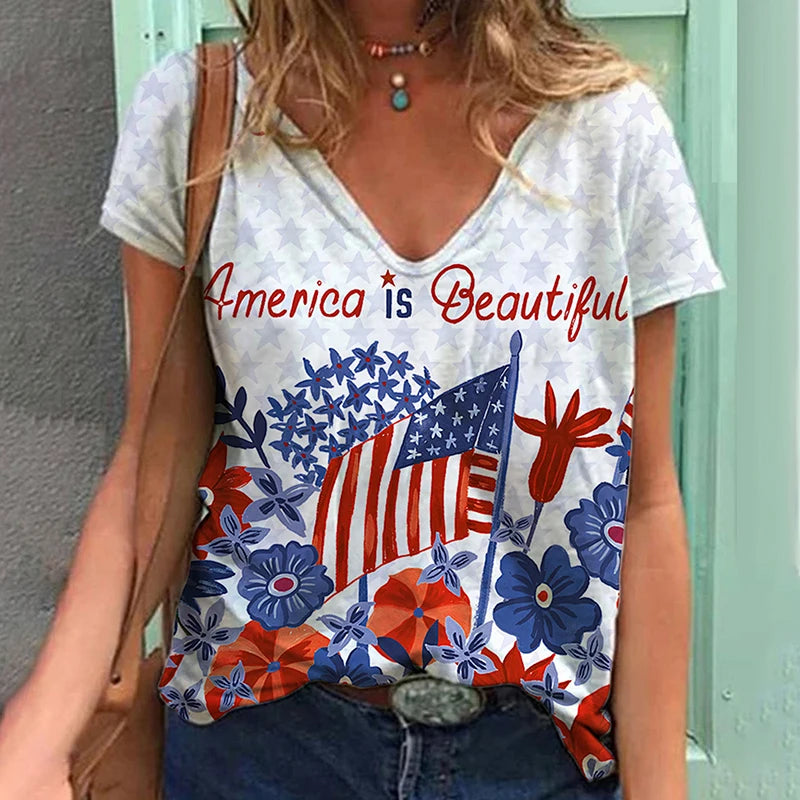 StarVibe - USA Flag Street Tee