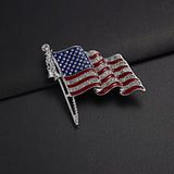 PatriotGleam - USA Flag Brooch Pin