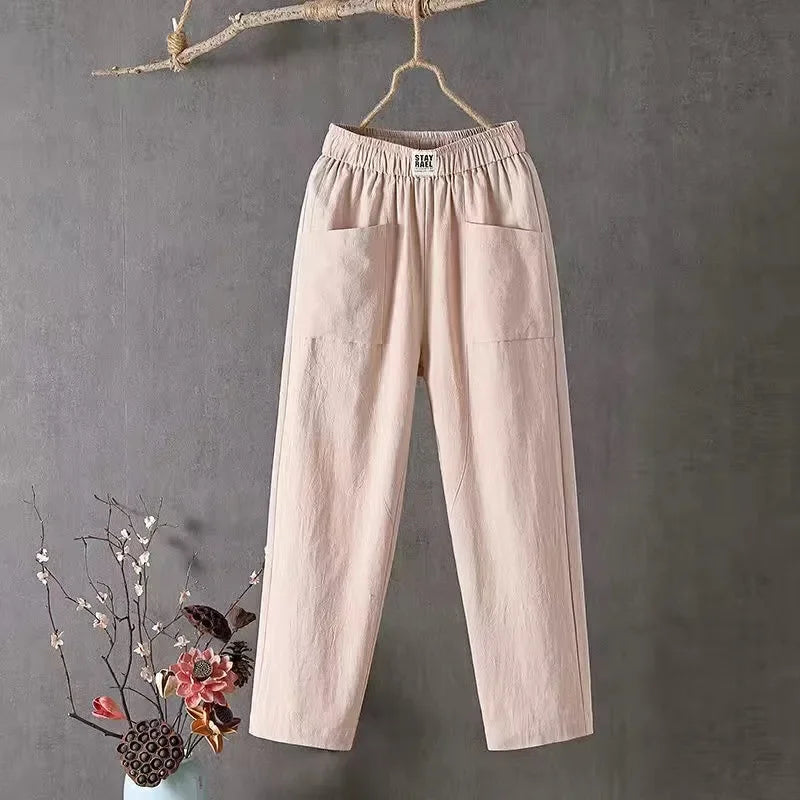 LinoEase - Cotton Linen Pants