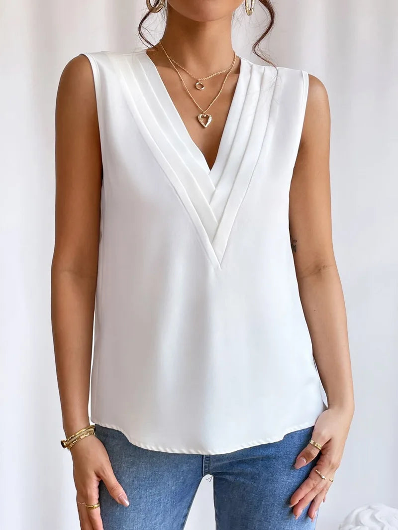 ChicEssence - Minimalist V-Neck Tank