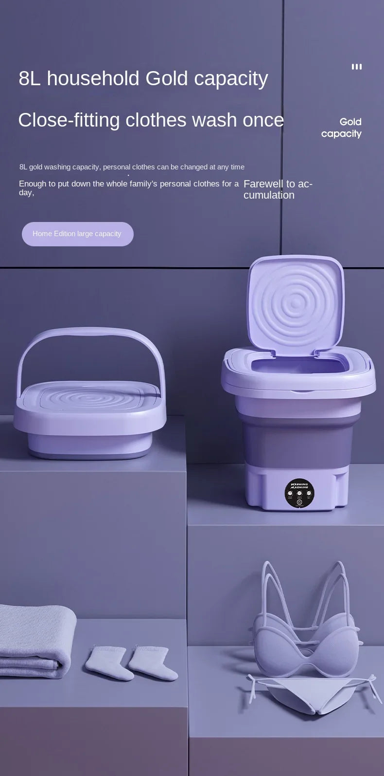 SmartWash - Compact Folding Washer